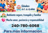 Se cuidan niños en Área de Colesville, Maryland