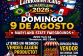 Festival Latinoamericano de Maryland 2026, Espacios disponibles.