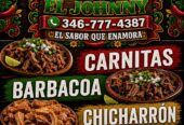 🌮🇲🇽 ¿Antojo de Carnitas, Chicharrón o Barbacoa? ¡Ven a Carnitas y Chicharrones El Johnny y Disfruta el Verdadero Sabor Casero! Houston, Texas.